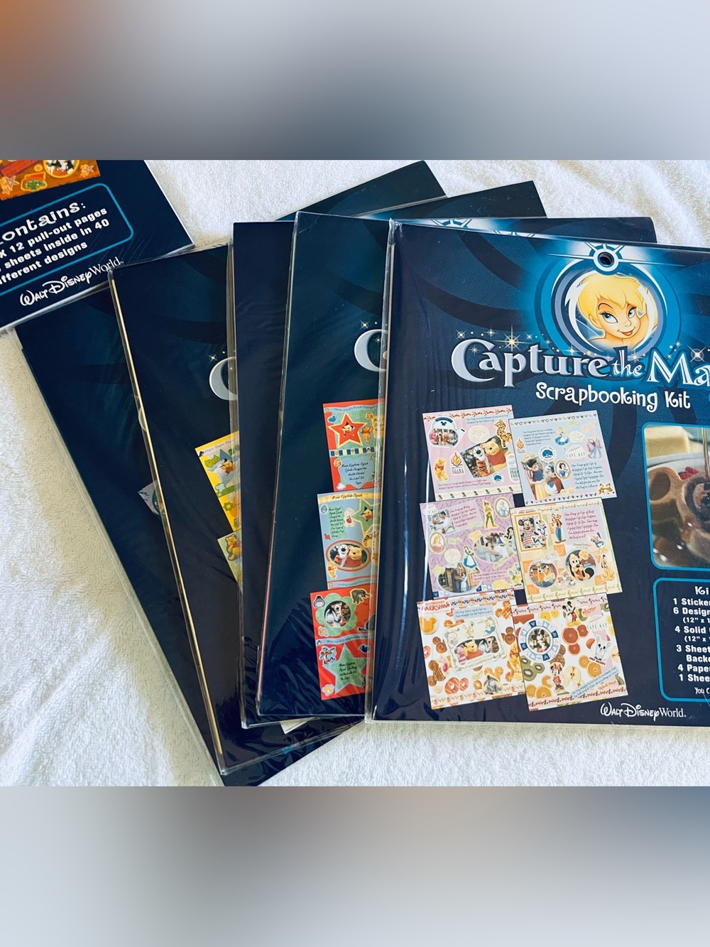 Capture the Magic Scrapbook Paper & Sticker Kit - Blue, Yellow, Red - Picture 10 of 14